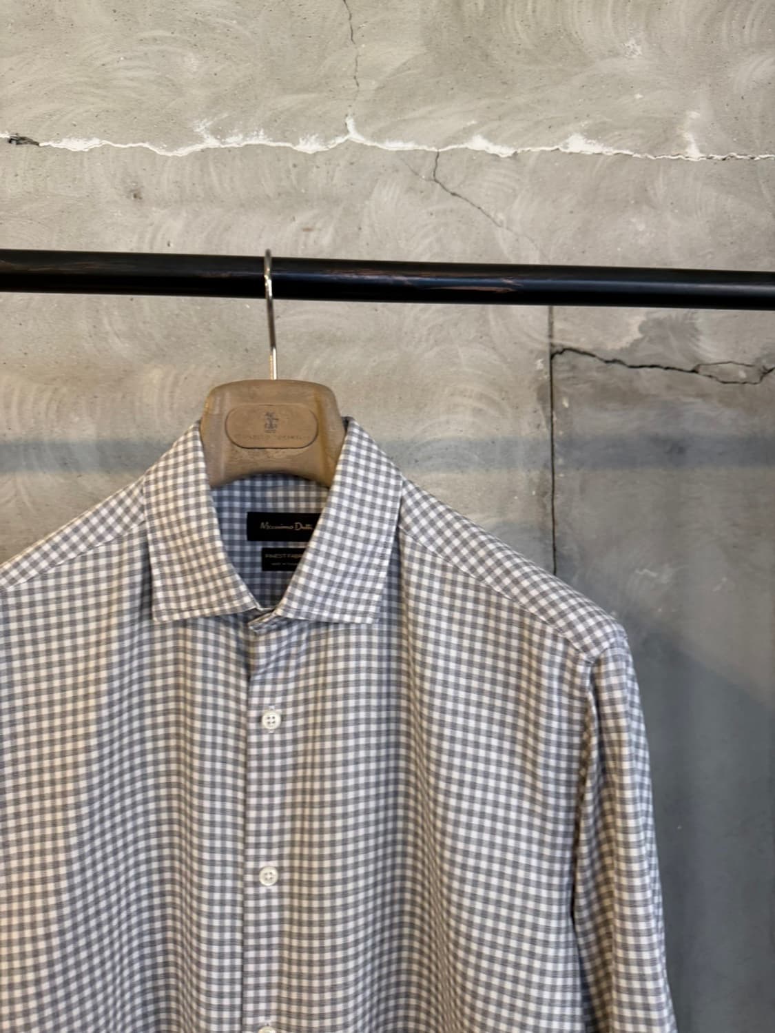 마시모두티 깅엄체크 셔츠 100 상품이미지5