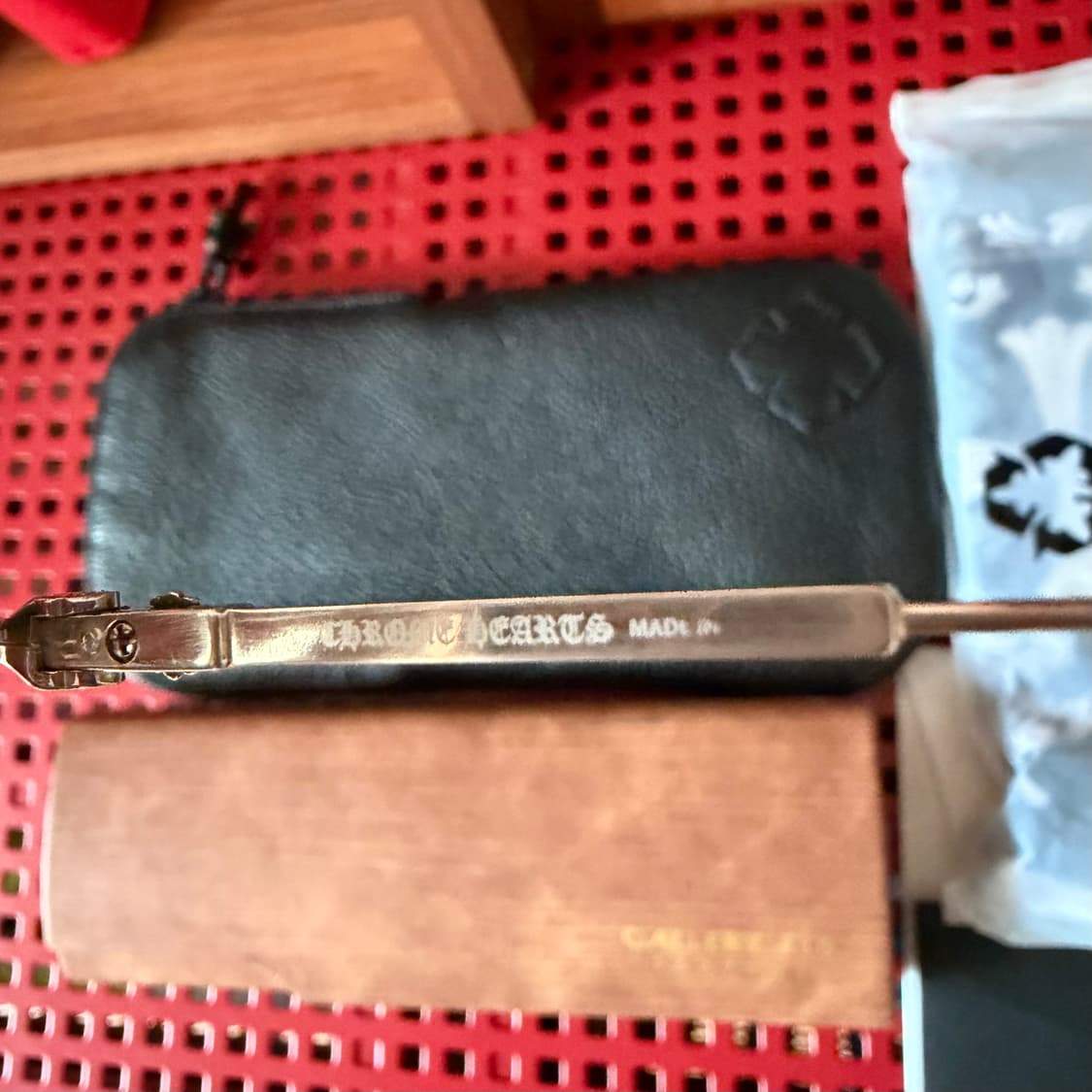 크롬하츠 바가솔레스 안경 브러쉬드실버 상품이미지4