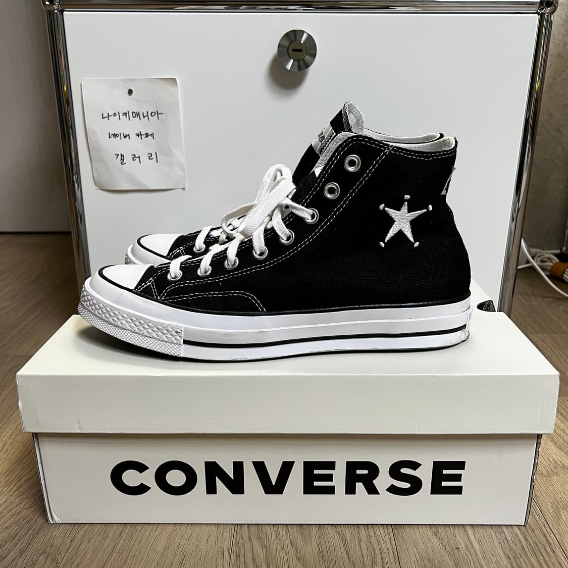 [270] 컨버스 × 스투시 척 70 하이 블랙 상품이미지5