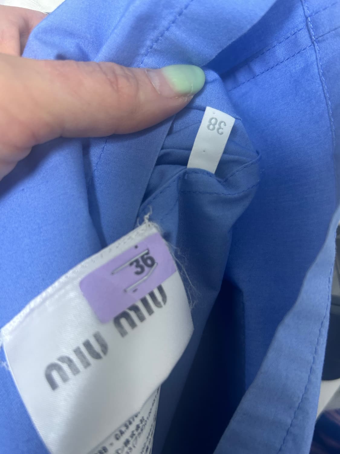 미우미우 셔츠 상품이미지5