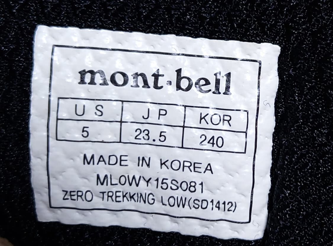 몽벨 ZERO 트레킹 LOW 고어텍스 등산화 (240mm)

 상품이미지7