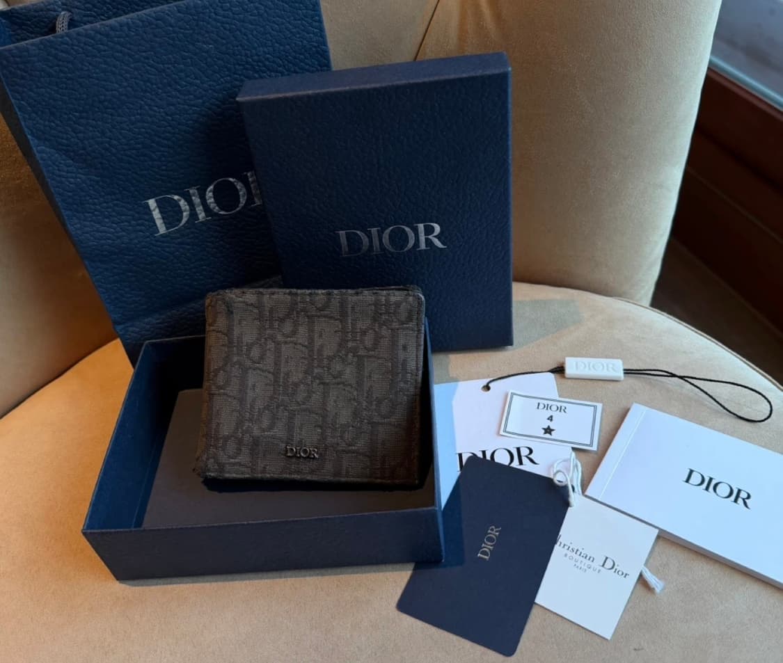 [정품/최저가] 디올 오블리크 반지갑 상품이미지1