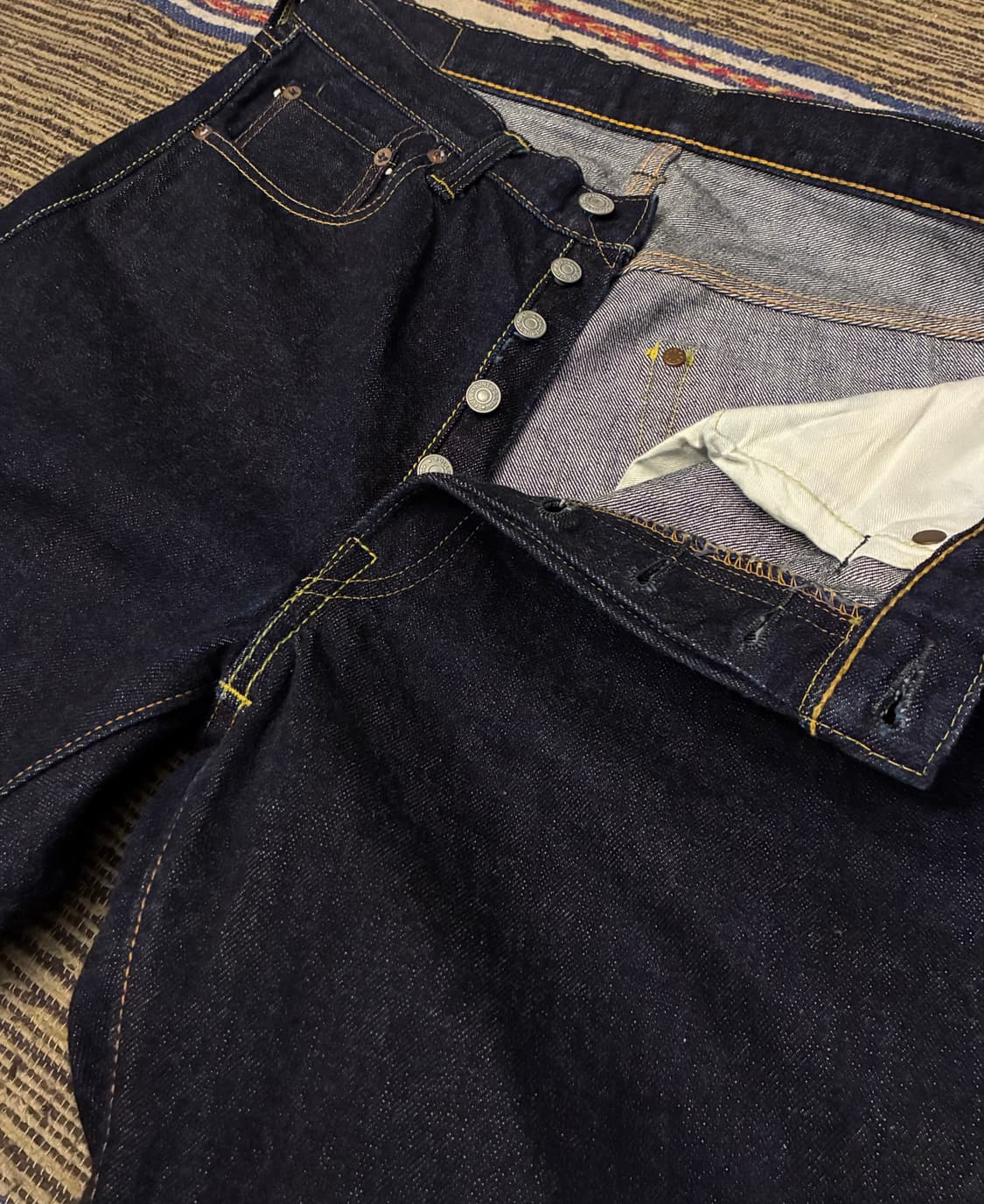 (32~33)Full count 풀카운트 1101xx 헤비온즈 셀비지데님 상품이미지3