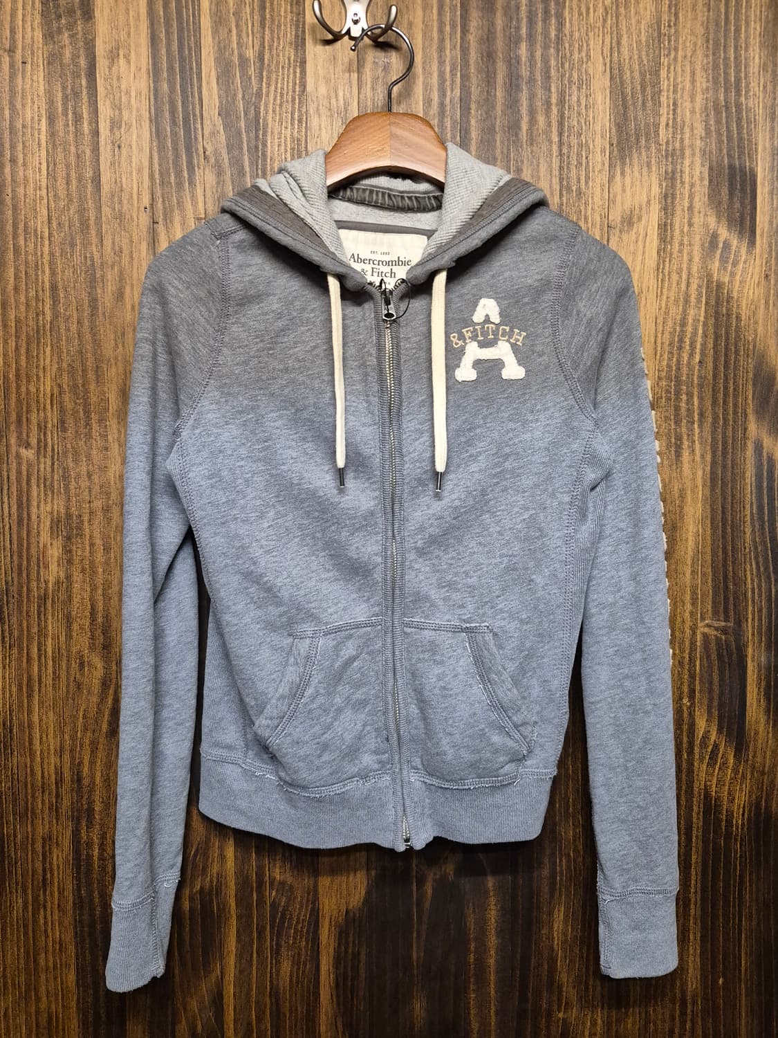 ABERCROMBIE GRAY HOODIE ZIPUP  상품이미지3