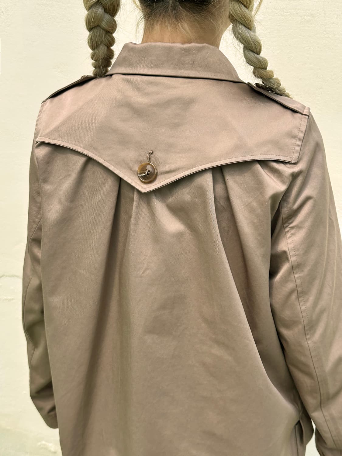 재팬빈티지 피터팬 카라 하프 트렌치코트 상품이미지7