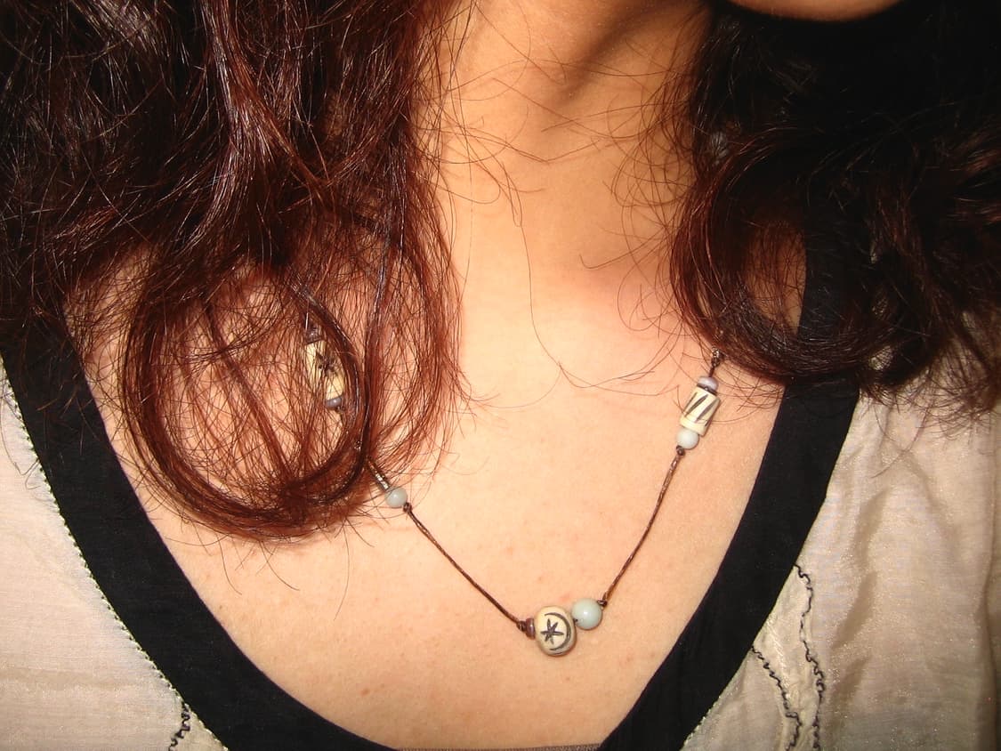 Silver mist necklace 실버 미스트 핸드메이드 목걸이 상품이미지2