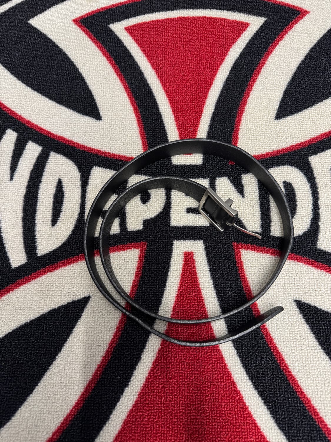 무신사 스탠다드 스퀘어 이탈리안 레더 벨트 블랙 34 상품이미지2