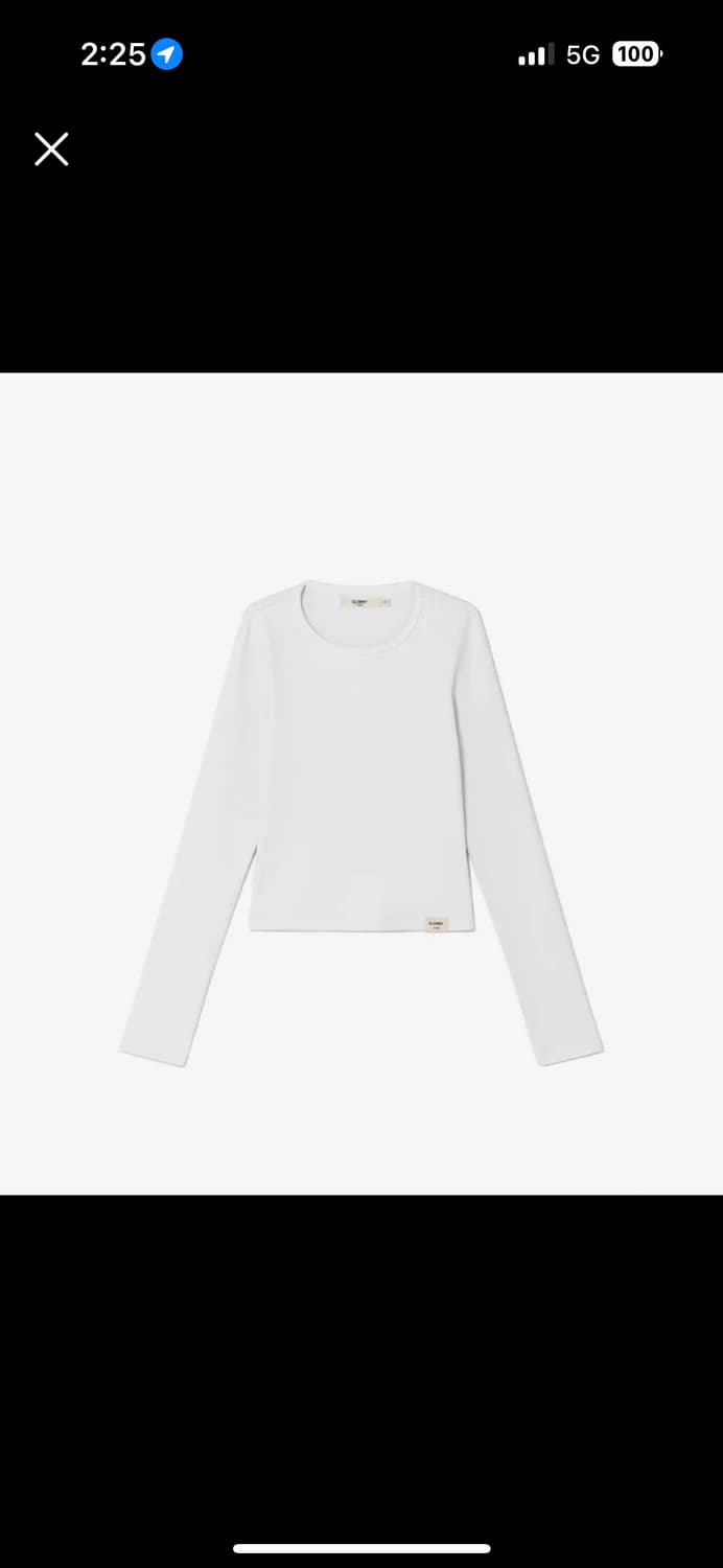 글로니 클래식 롱슬리브 G CLASSIC RIB CREW NECK LON 상품이미지1