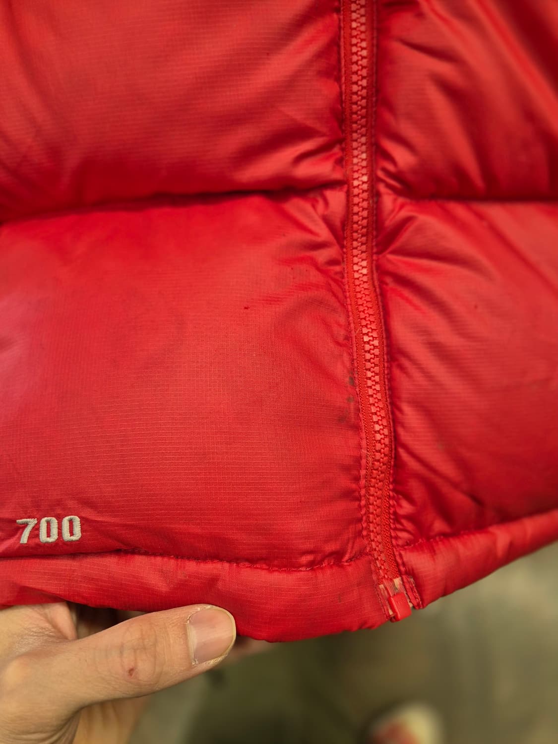 노스페이스 레드 패딩 베스트 95 상품이미지5