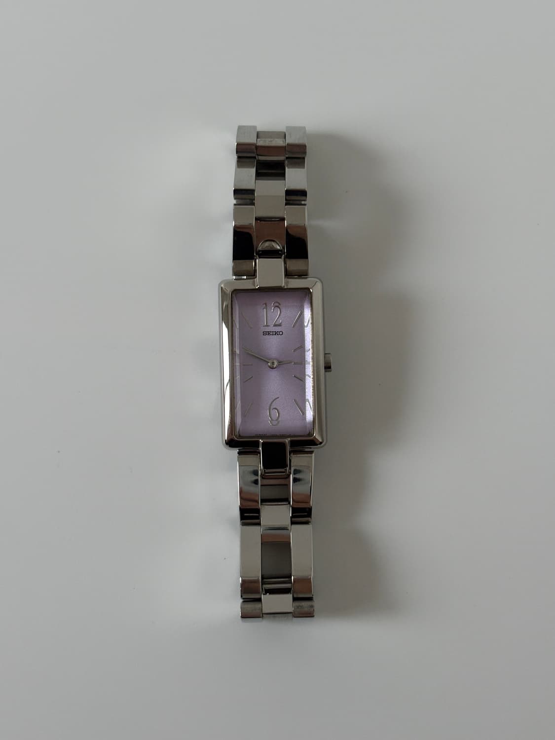 2000s Purple Dial Square Ladies Quartz 상품이미지1
