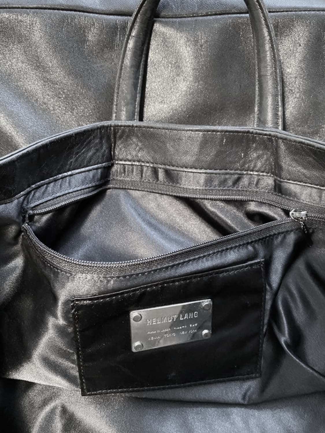 헬무트랭 본인기 90s 아카이브 레더 토트백 상품이미지4