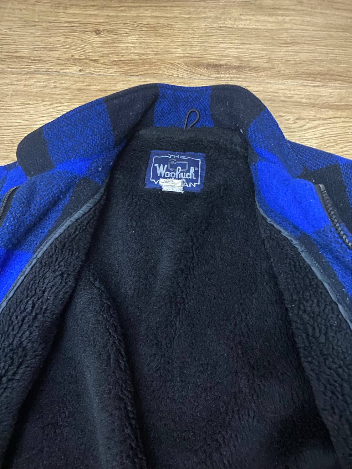 빈티지 울리치 우먼 버팔로 체크 플리스 재킷 상품이미지3