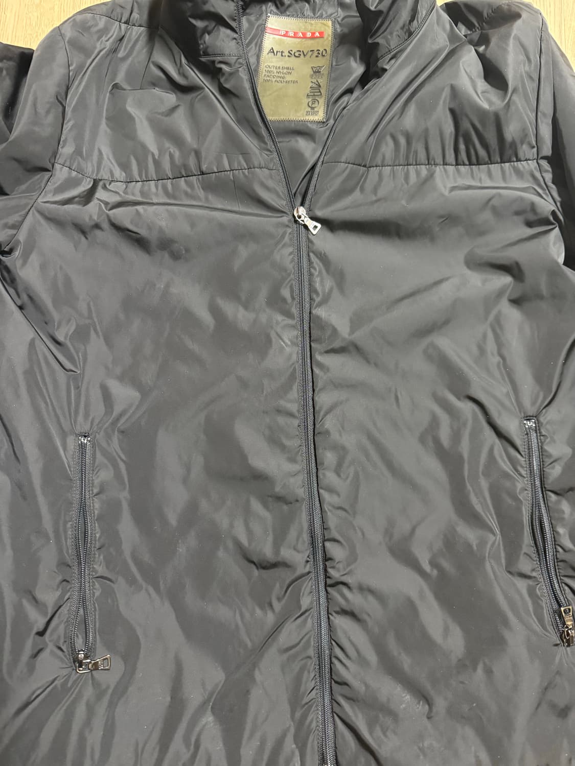 프라다 스포츠 윈드 자켓 54 (105~107) 사이즈 상태 최상급 상품이미지3