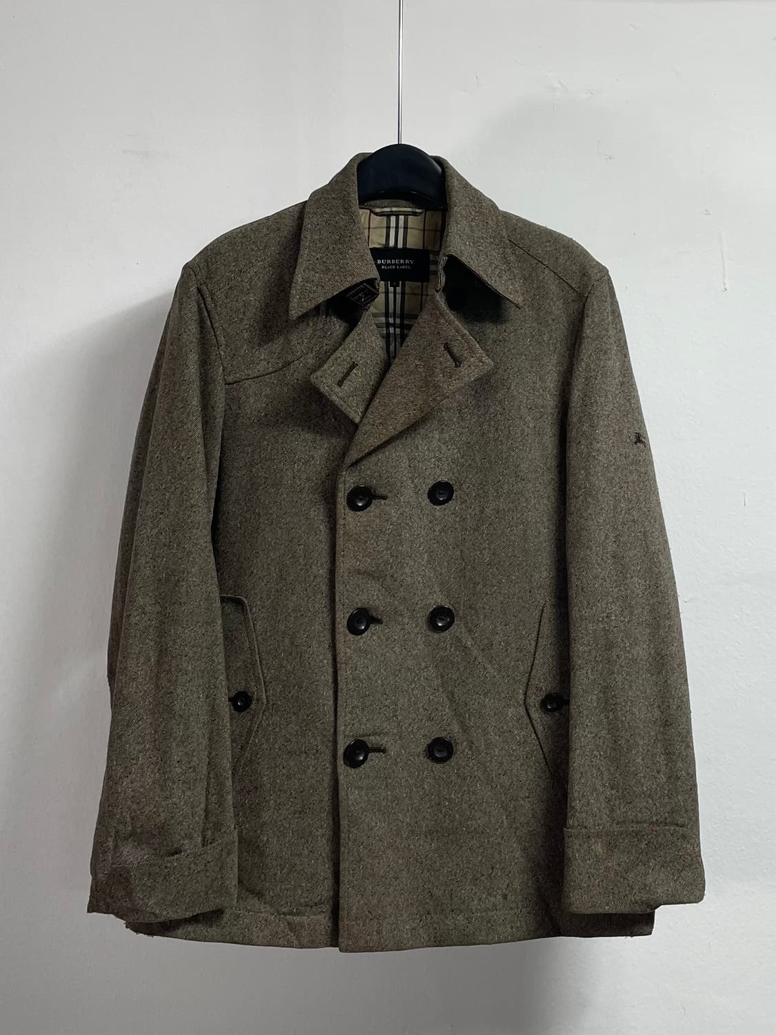 버버리 블랙라벨 트위드 피코트 (on.607) 상품이미지1