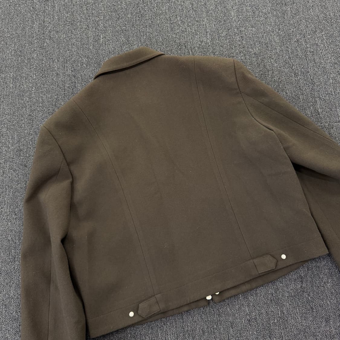 TonyWack 토니웩 버진 울 크롭 블루종 자켓 상품이미지6