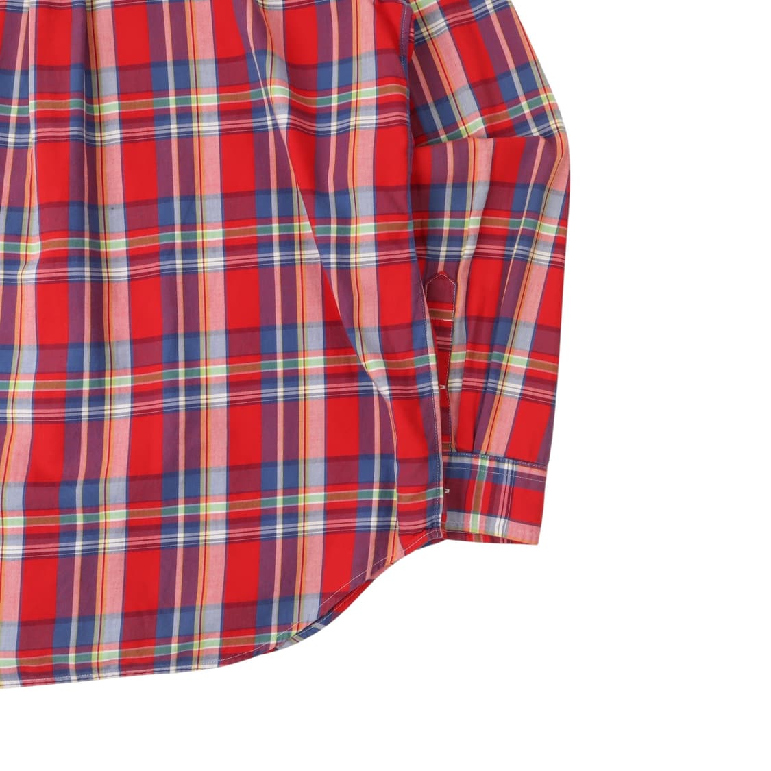 폴로 랄프로렌 레드 마드라스 체크 셔츠 상품이미지6