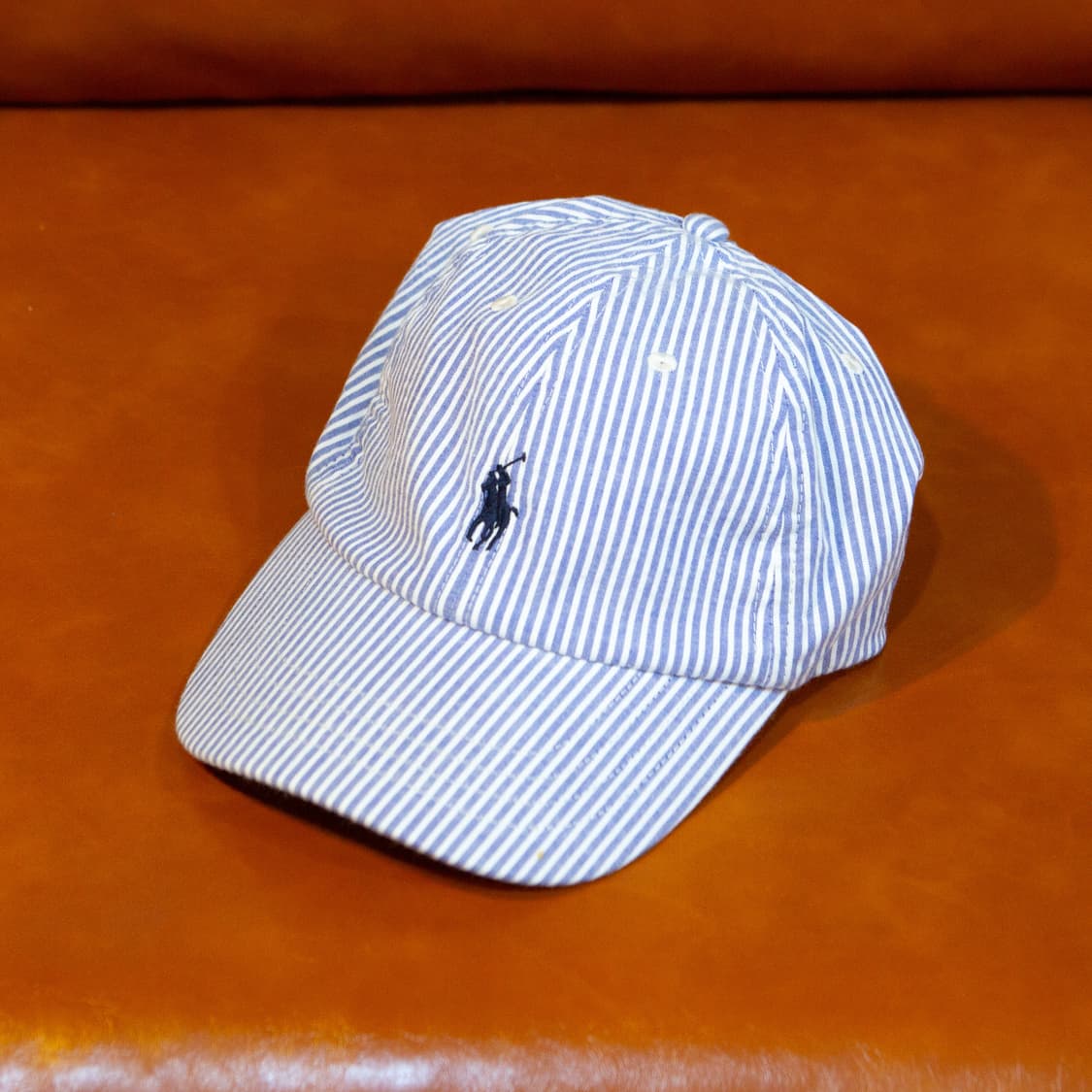 폴로 랄프로렌 시어서커 스트라이프 캡 상품이미지2