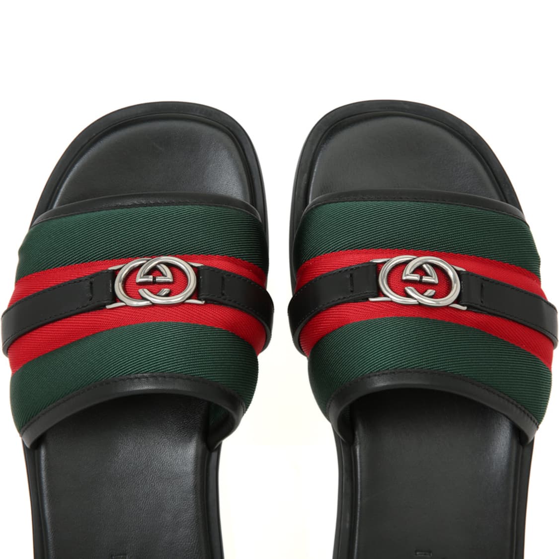 구찌 삼선 슬리퍼 인터로킹 G 슬라이드 샌들 835091 상품이미지7