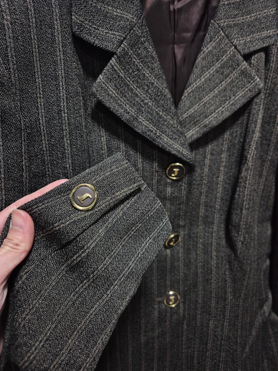 JAYRO. 스트라이프 브라운 자켓 상품이미지4