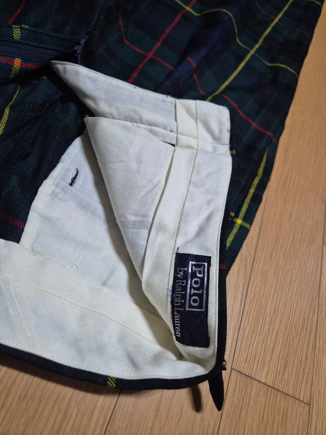 빈티지 폴로 랄프로렌 타탄 체크 팬츠 상품이미지6