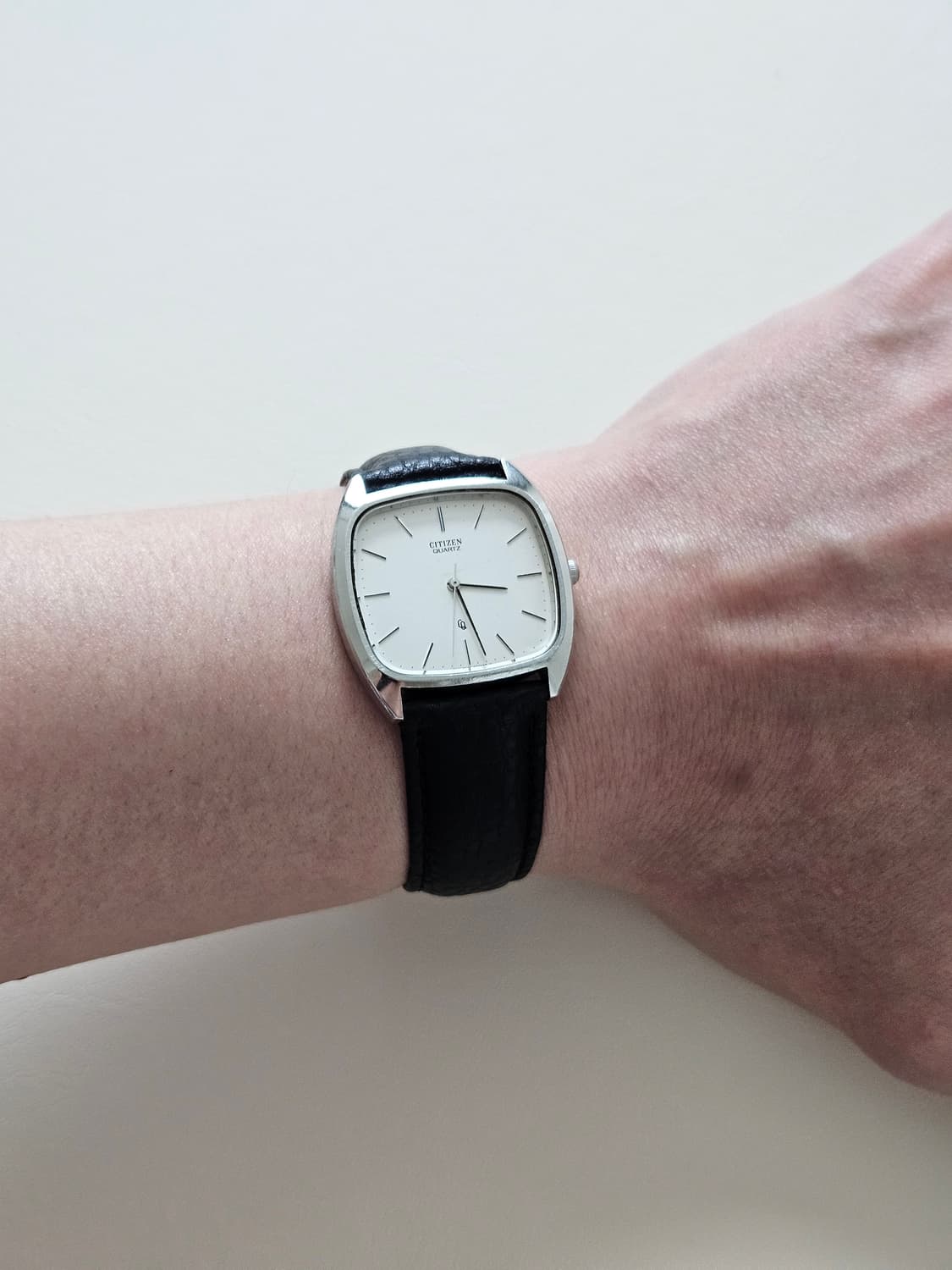 빈티지 시티즌 쿼츠 가죽 시계 상품이미지2