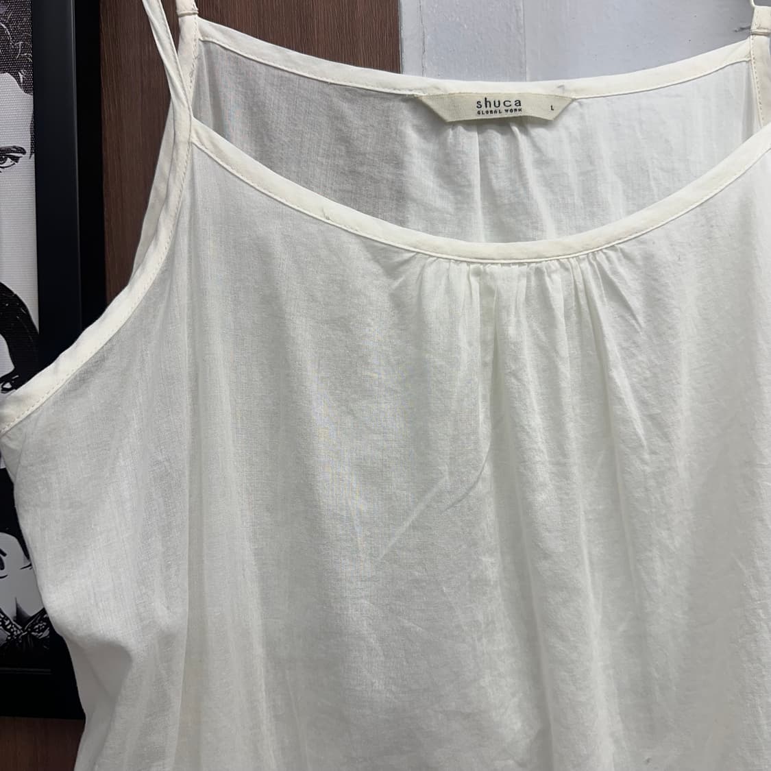 Ivory Sleeveless Frill Dress 상품이미지5