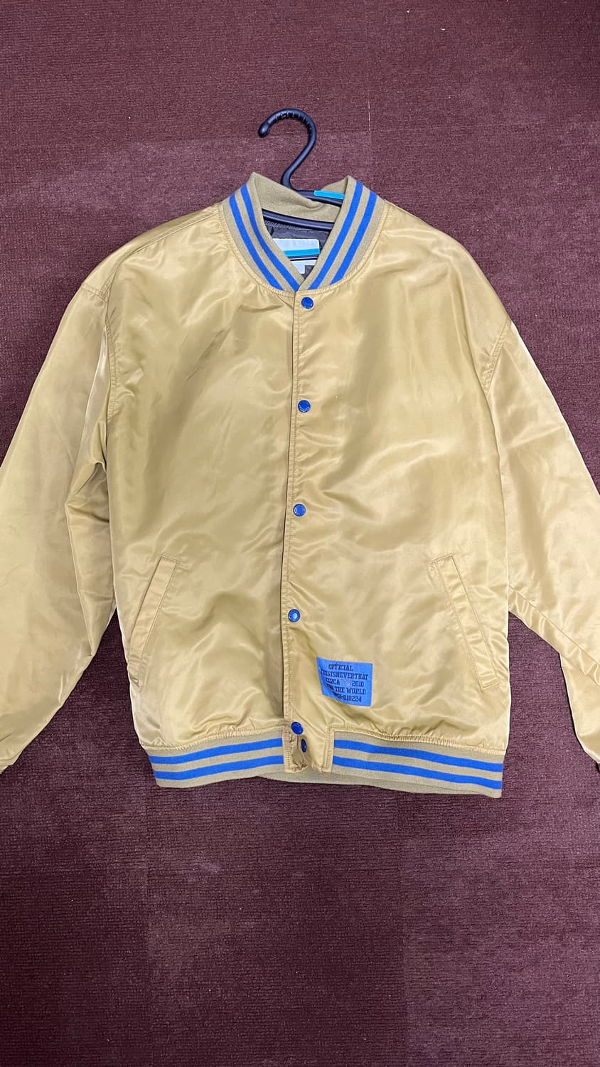 디스이즈네버댓의 새틴 바시티자켓  M 상품이미지4