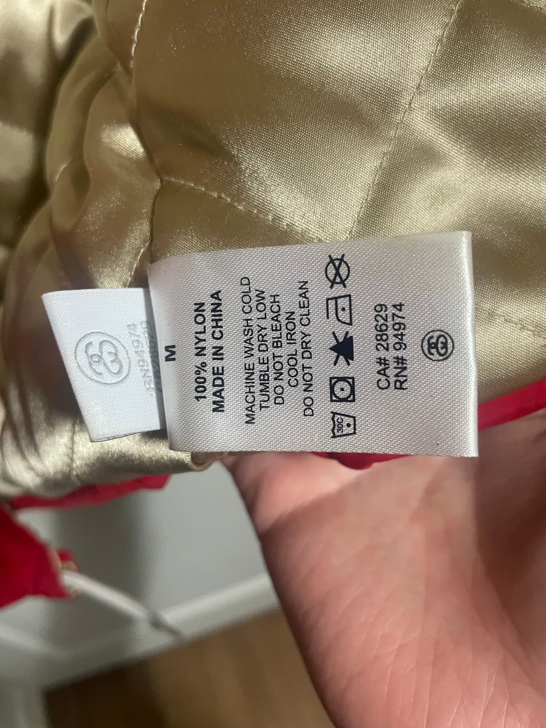 스투시 레드 코치자켓  상품이미지5