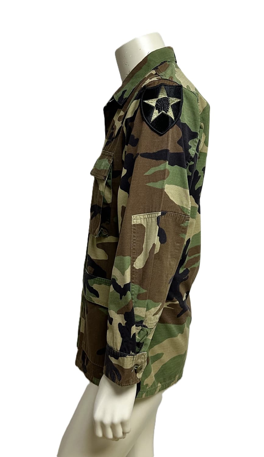 미군 구형 제2보병사단 BDU 우드랜드 전투복 상의 (S/R) (M) 상품이미지2