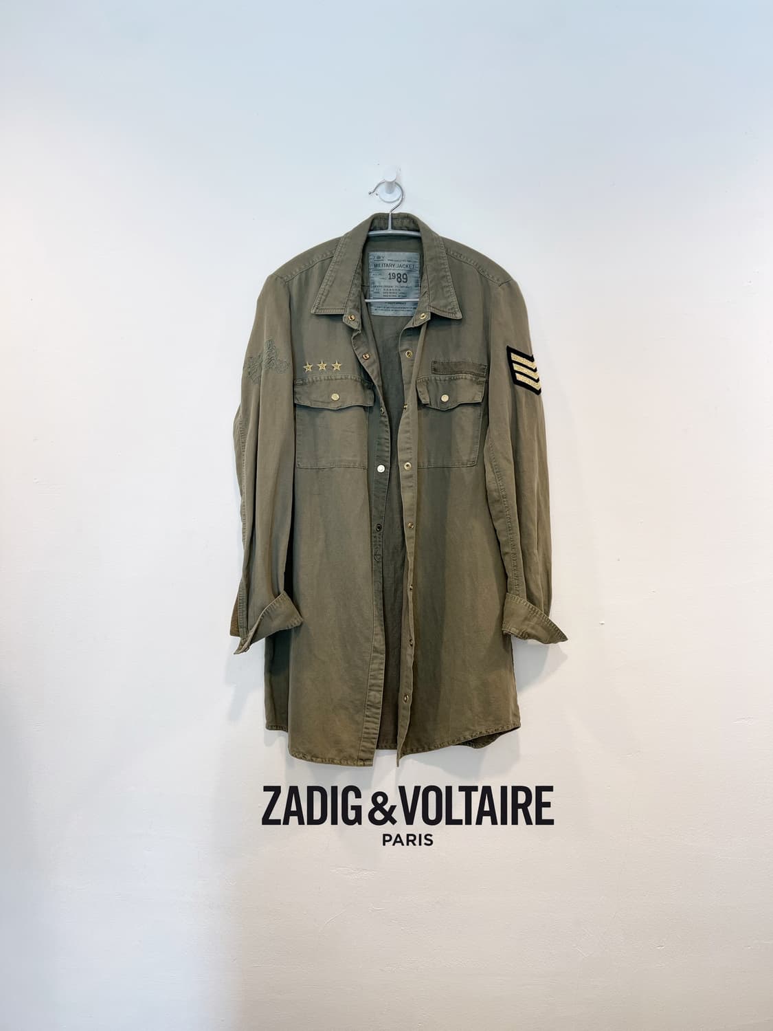ZADIC&VOLTAIRE 밀리터리 셔츠 자켓 상품이미지1