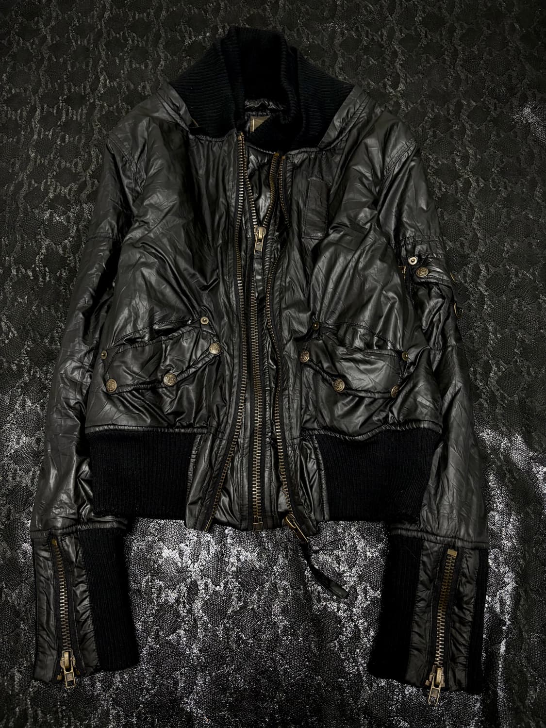 “AGATE” 00’s Rare Design Zipper pd 상품이미지1