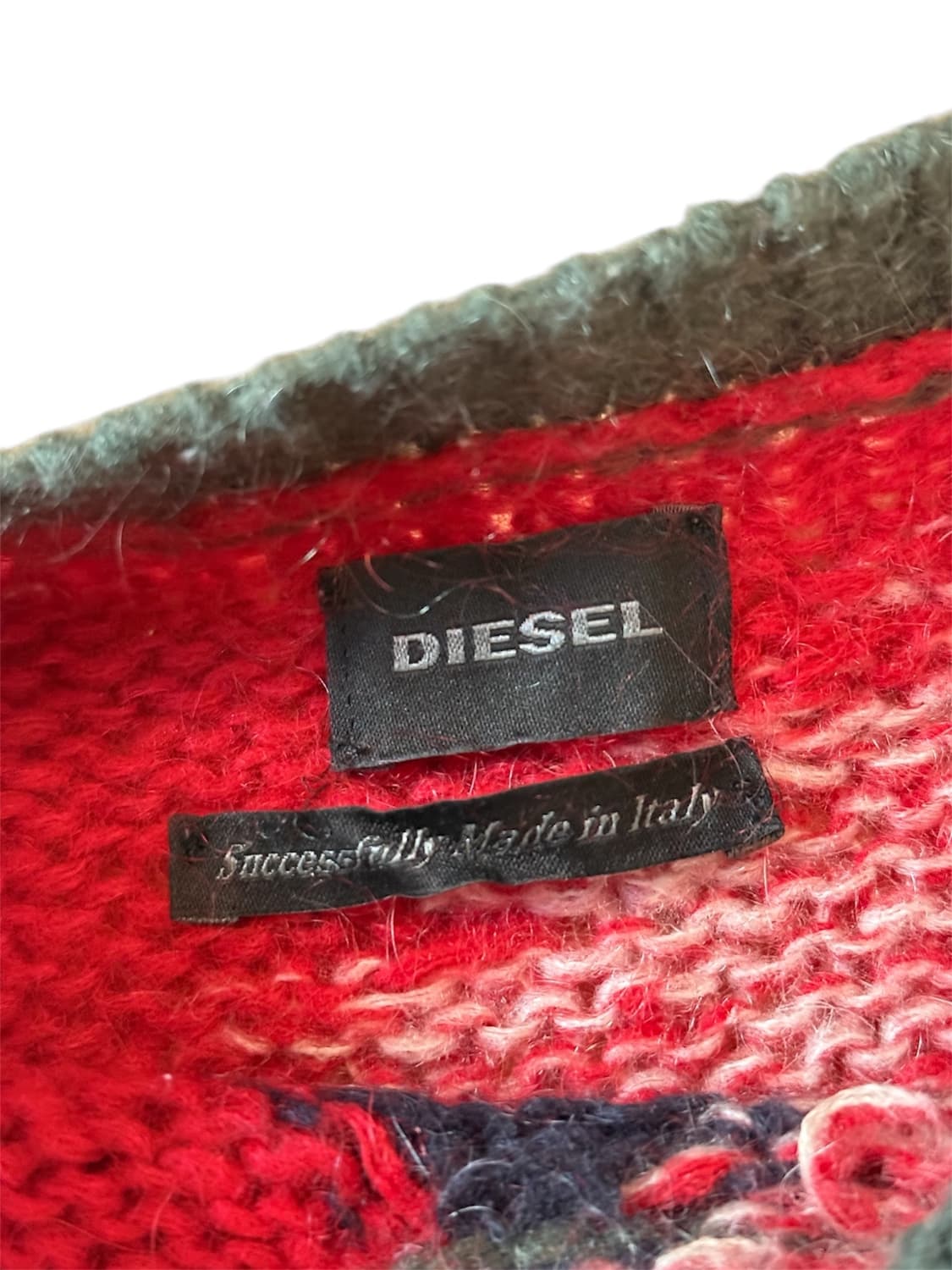 디젤 아카이브 모헤어 니트 상품이미지3