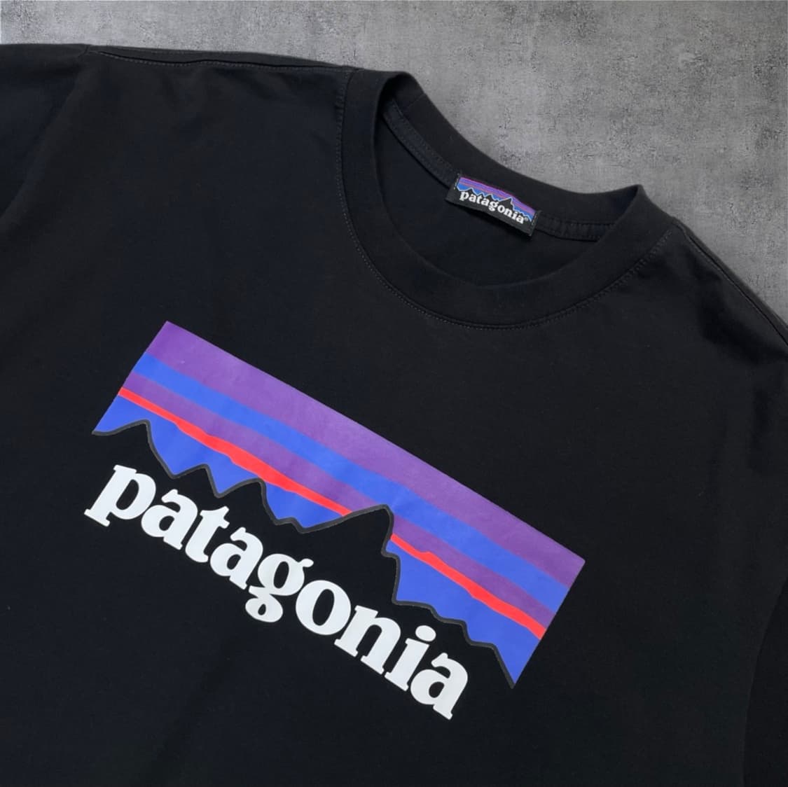 파타고니아 Patagonia 블랙 빅로고 반팔 티셔츠 3XL 상품이미지2
