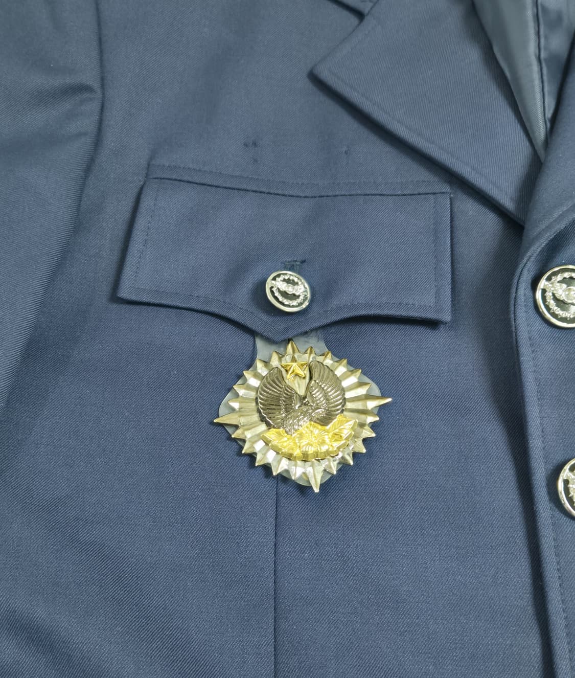 공군 구형 하사 정복 전투복 상의 자켓 (S) 상품이미지6