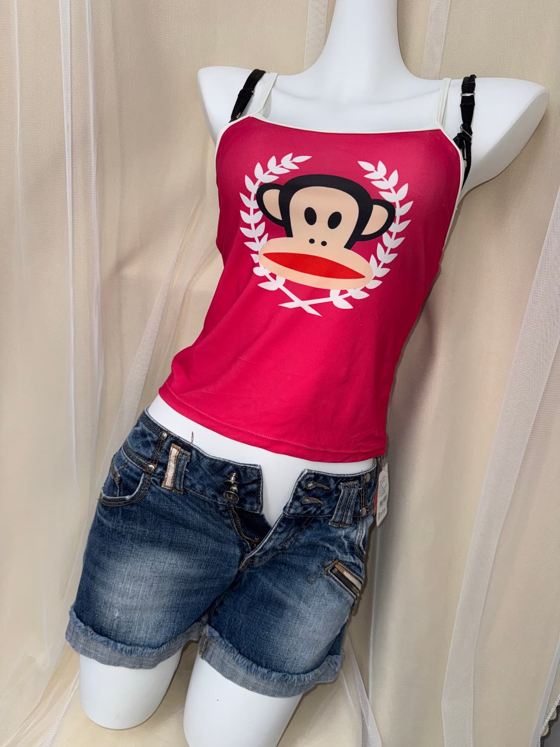 XS Paul Frank 줄리어스 캐미솔 핑크 상품이미지2