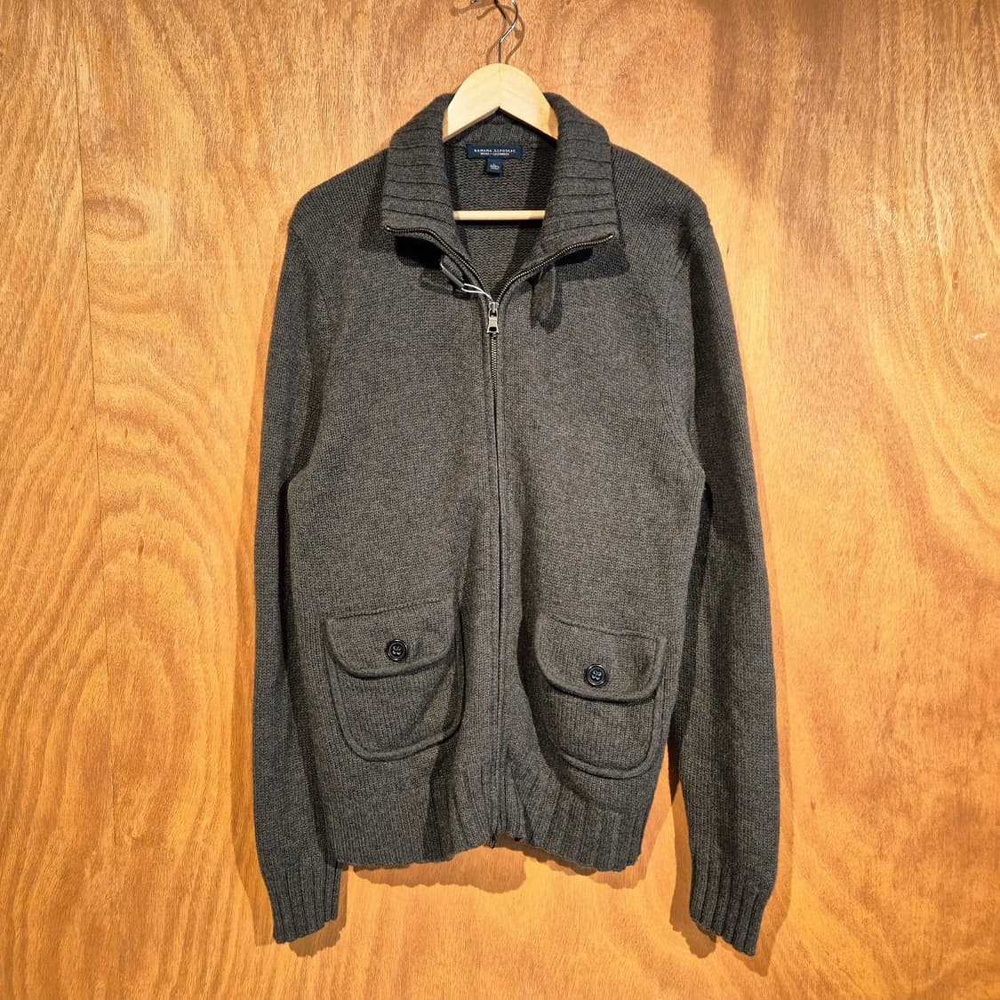 바나나리퍼블릭 캐시미어 니트 집업 L 상품이미지1