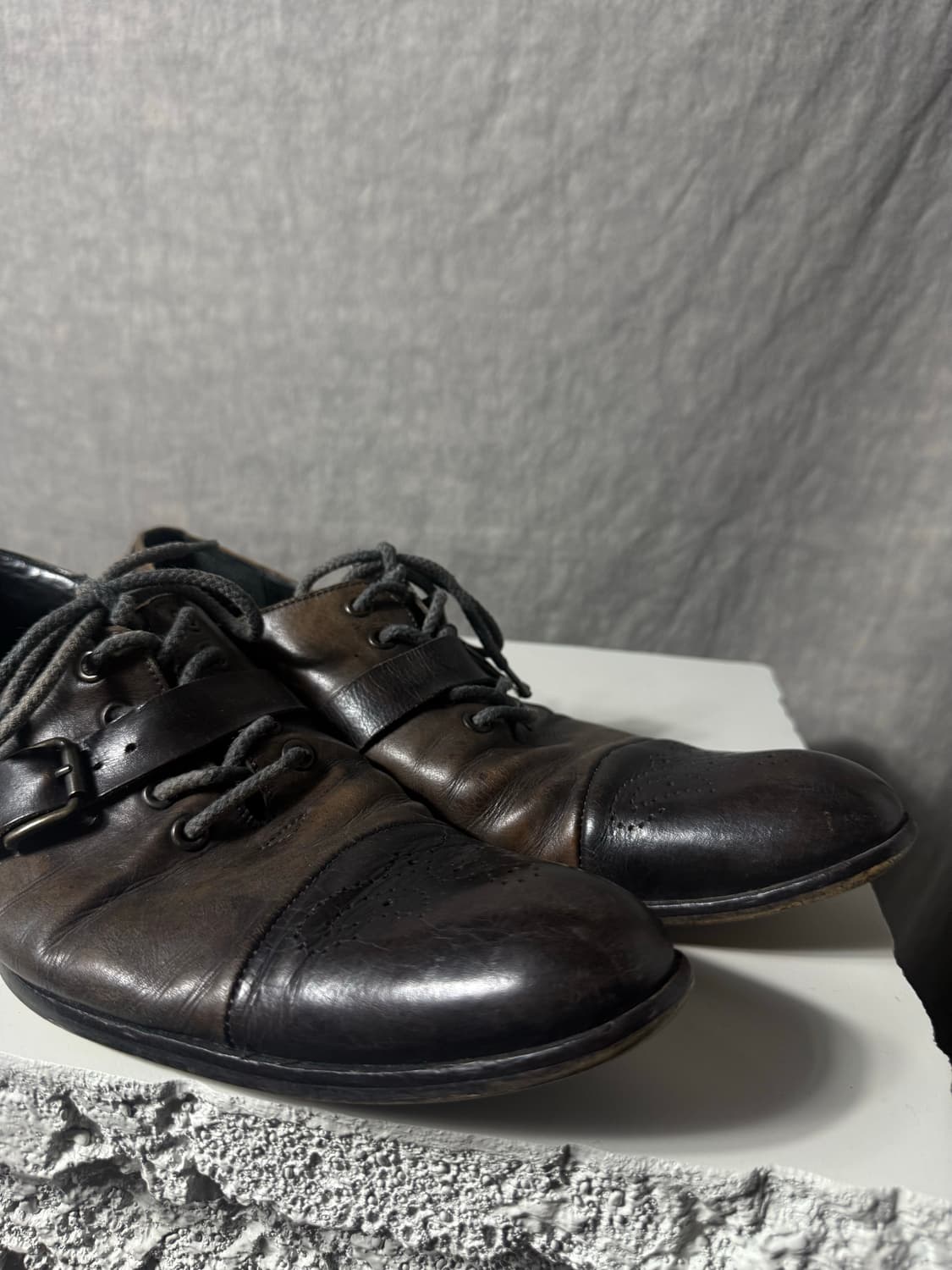 Alfredo Bannister Distressed Strap Oxfor 상품이미지3