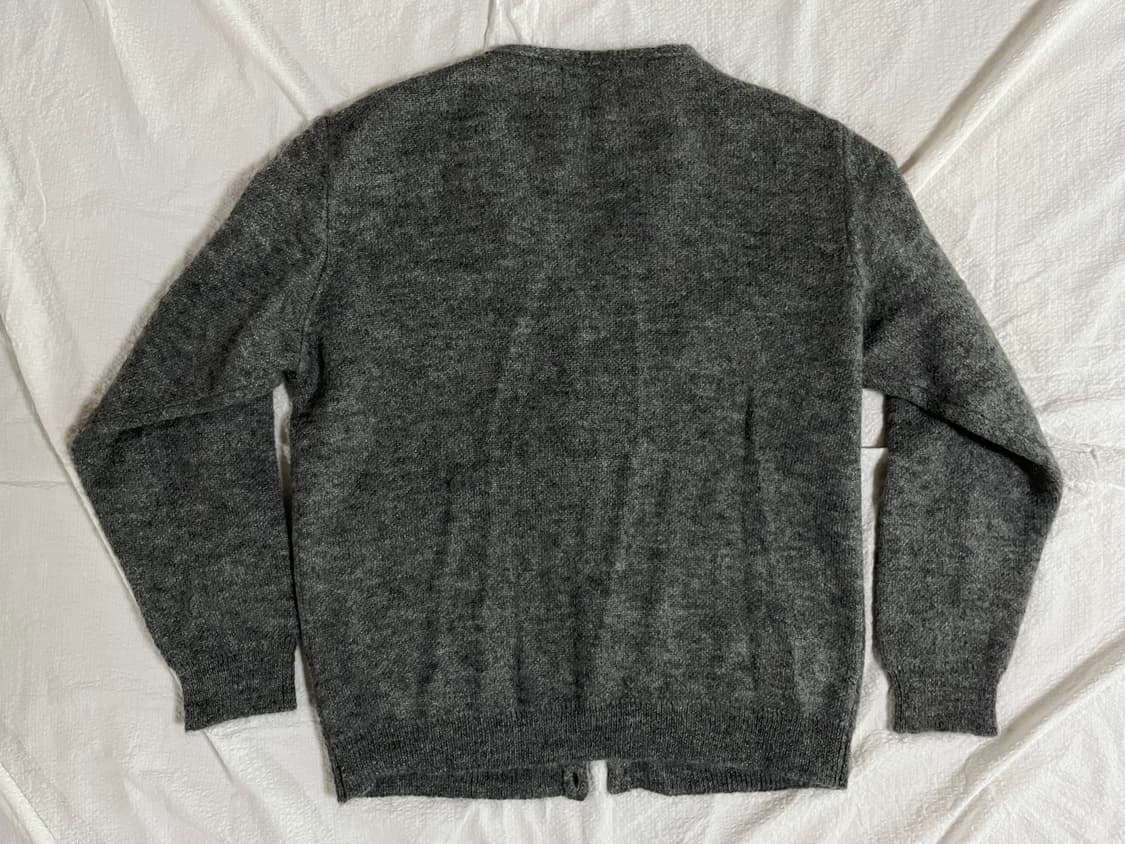 (3)언유즈드 Unused 모헤어 가디건 그레이 상품이미지2