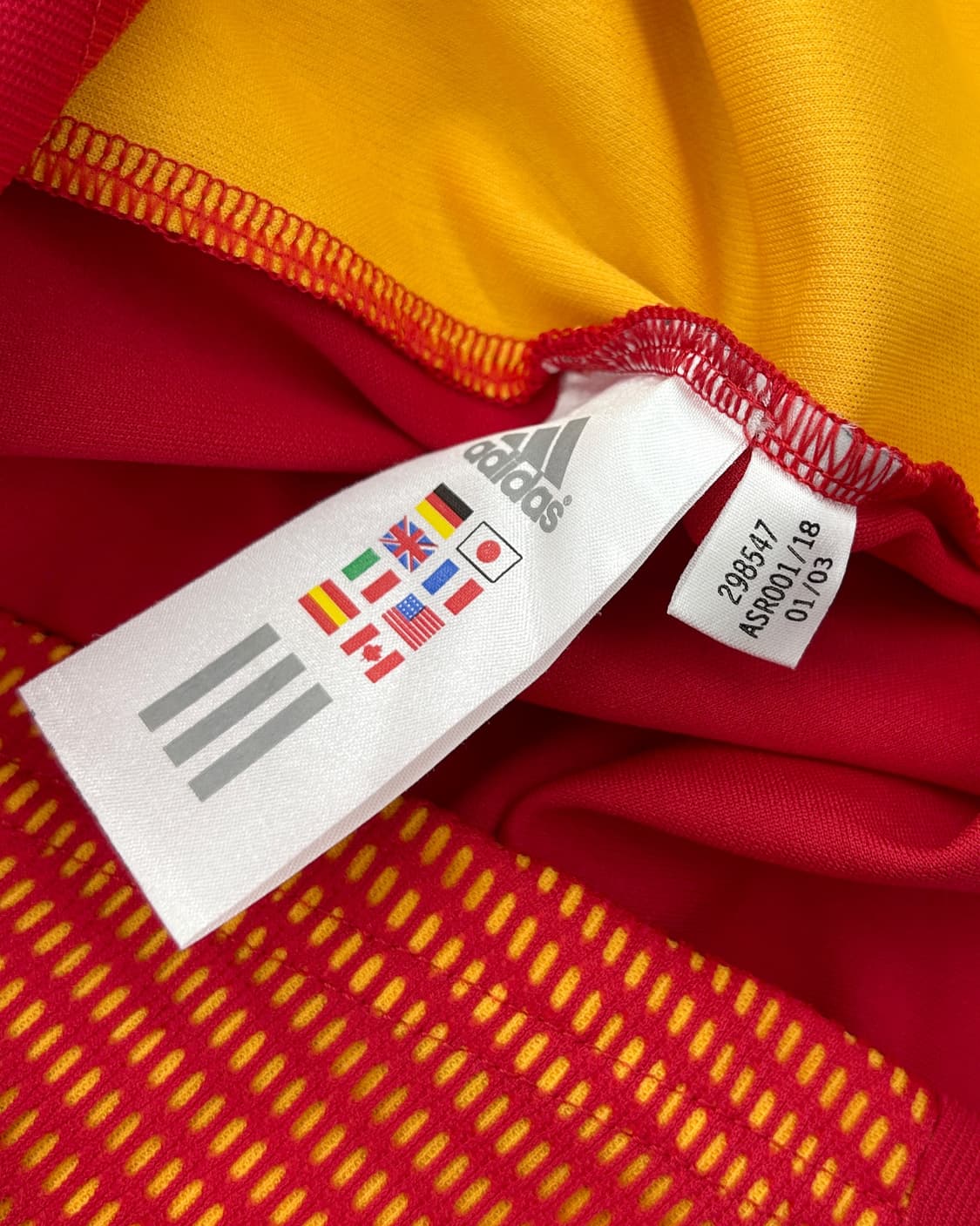 아디다스 02-04 스페인 홈 월드컵킷 페르난도 모리엔테스 상품이미지9