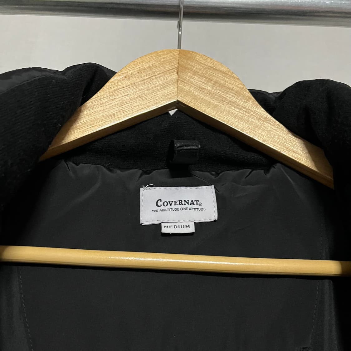 커버낫 블랙 롱패딩 M 상품이미지3