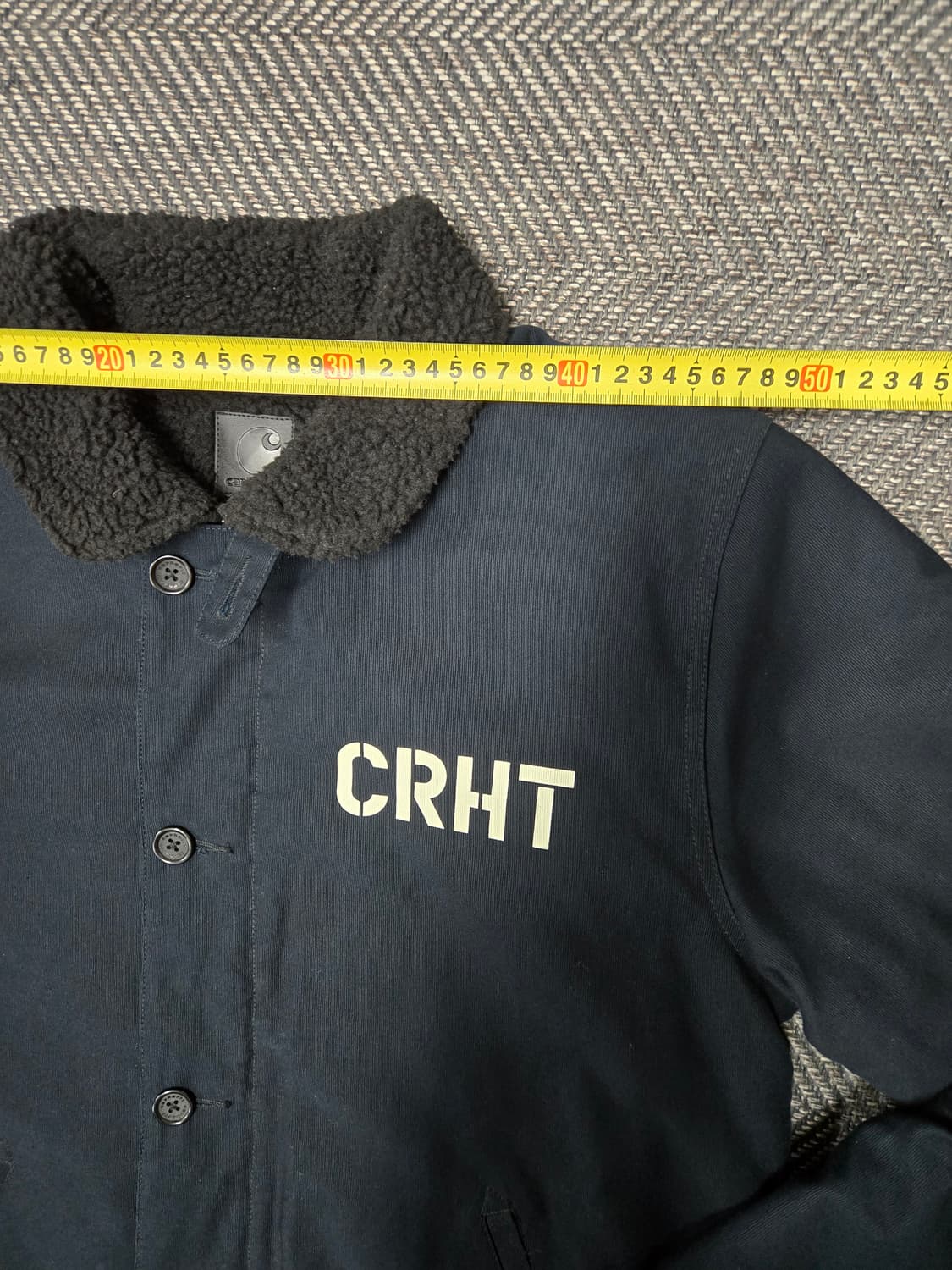 칼하트 CRHT 네이비 코치 점퍼  워크덱 자켓 상품이미지6