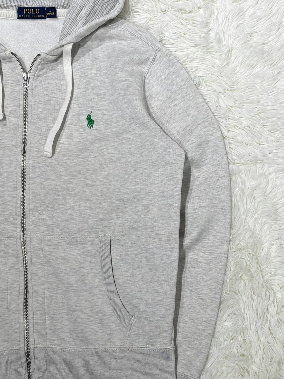 폴로랄프로렌 그린포니 라이트그레이 후드집업 상품이미지6