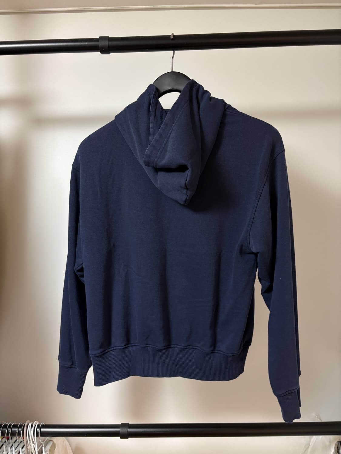 Gu 워시드 쇼트 후드티 네이비 상품이미지2