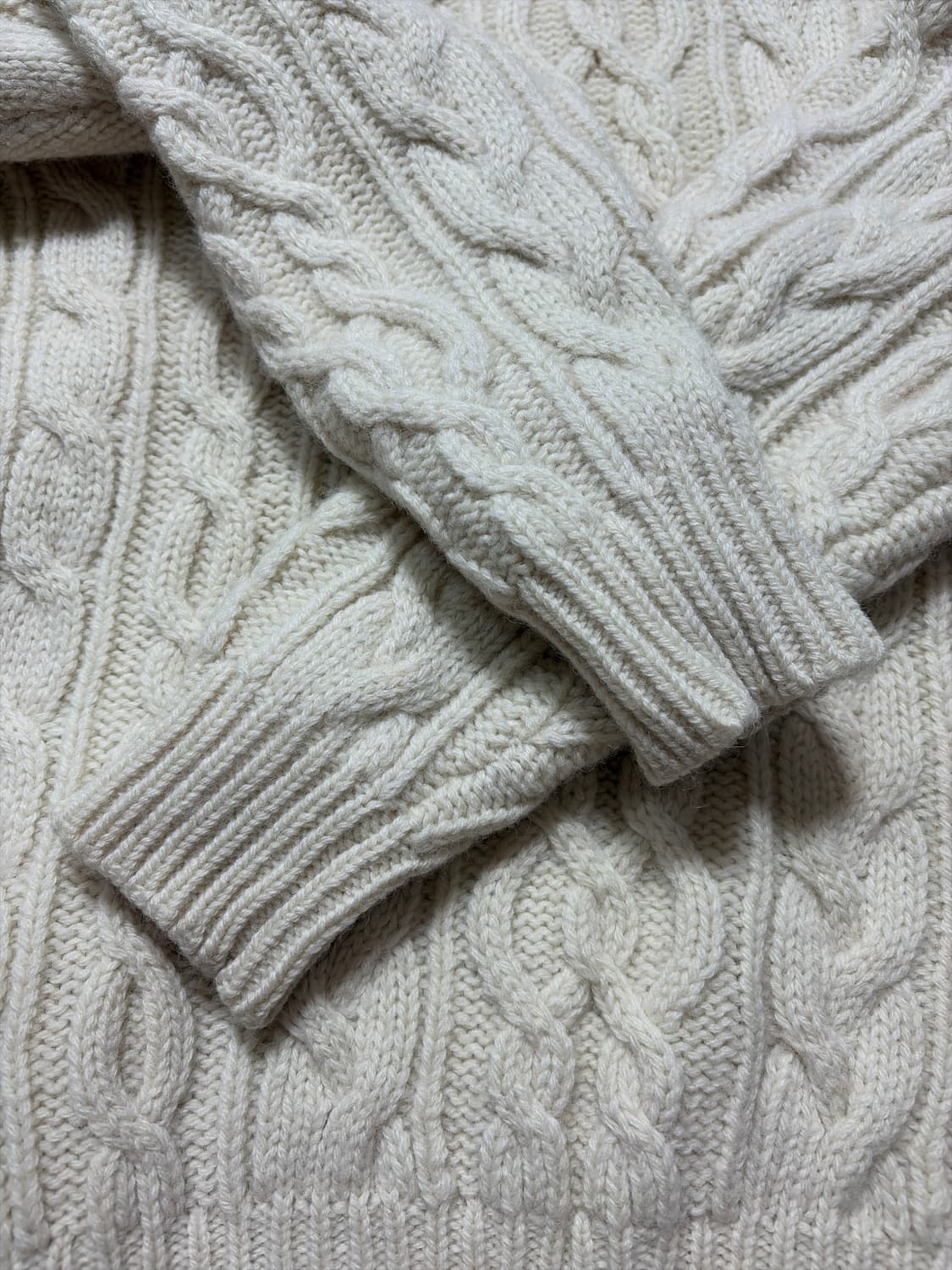 케이블 목폴라니트 상품이미지2