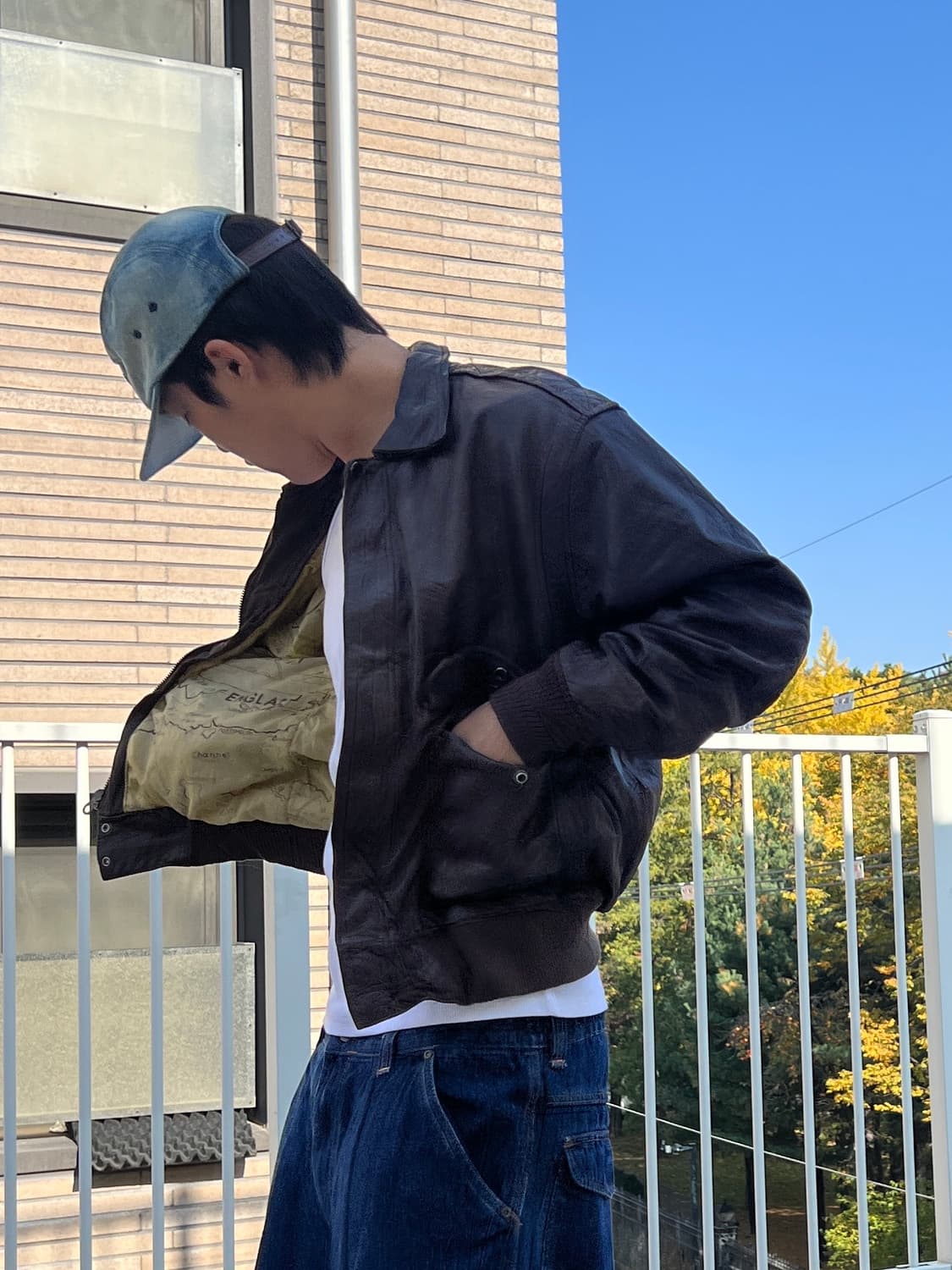 빈티지 레더 자켓 상품이미지2