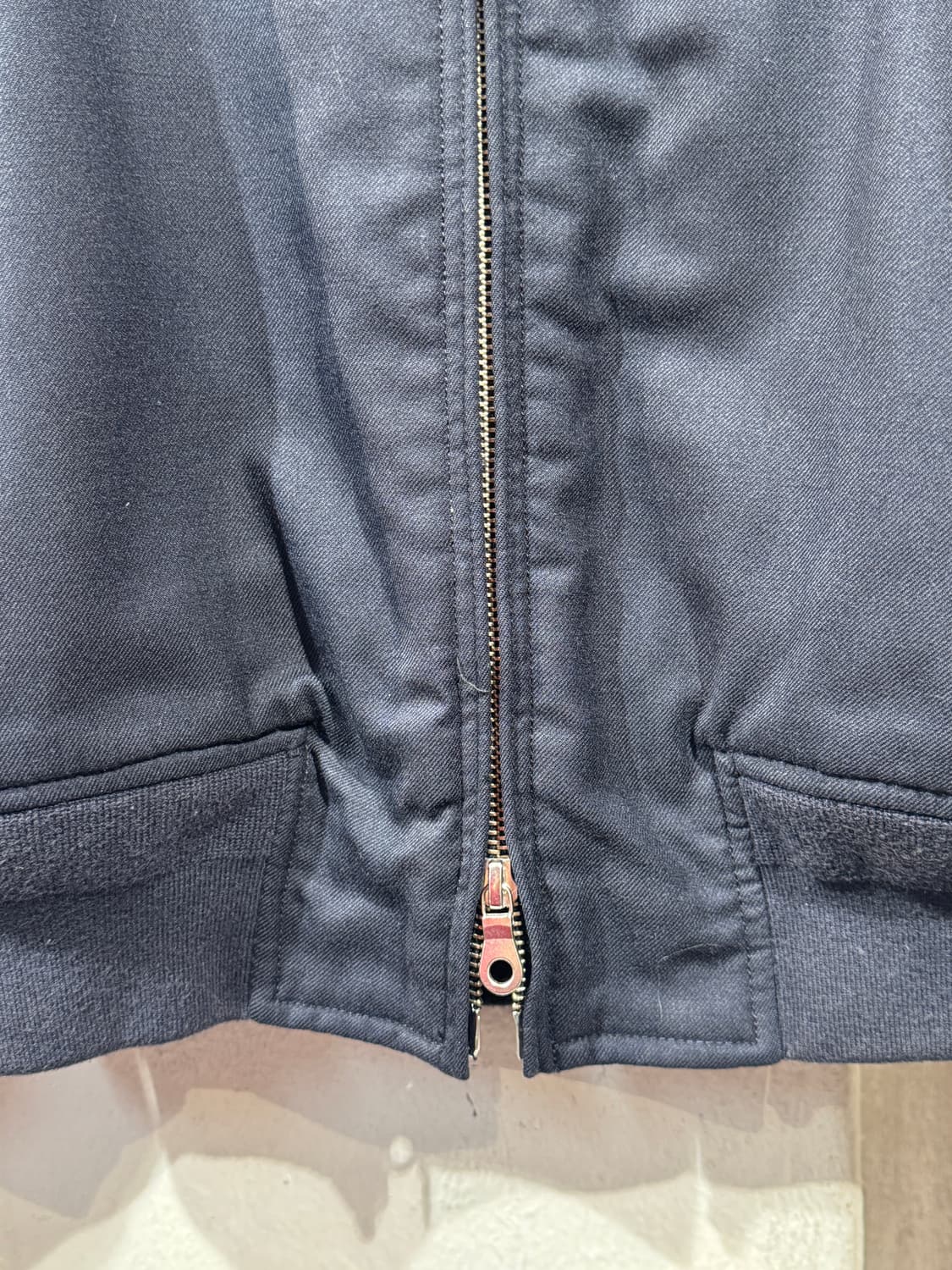 Beams navy bomber jacket 상품이미지4