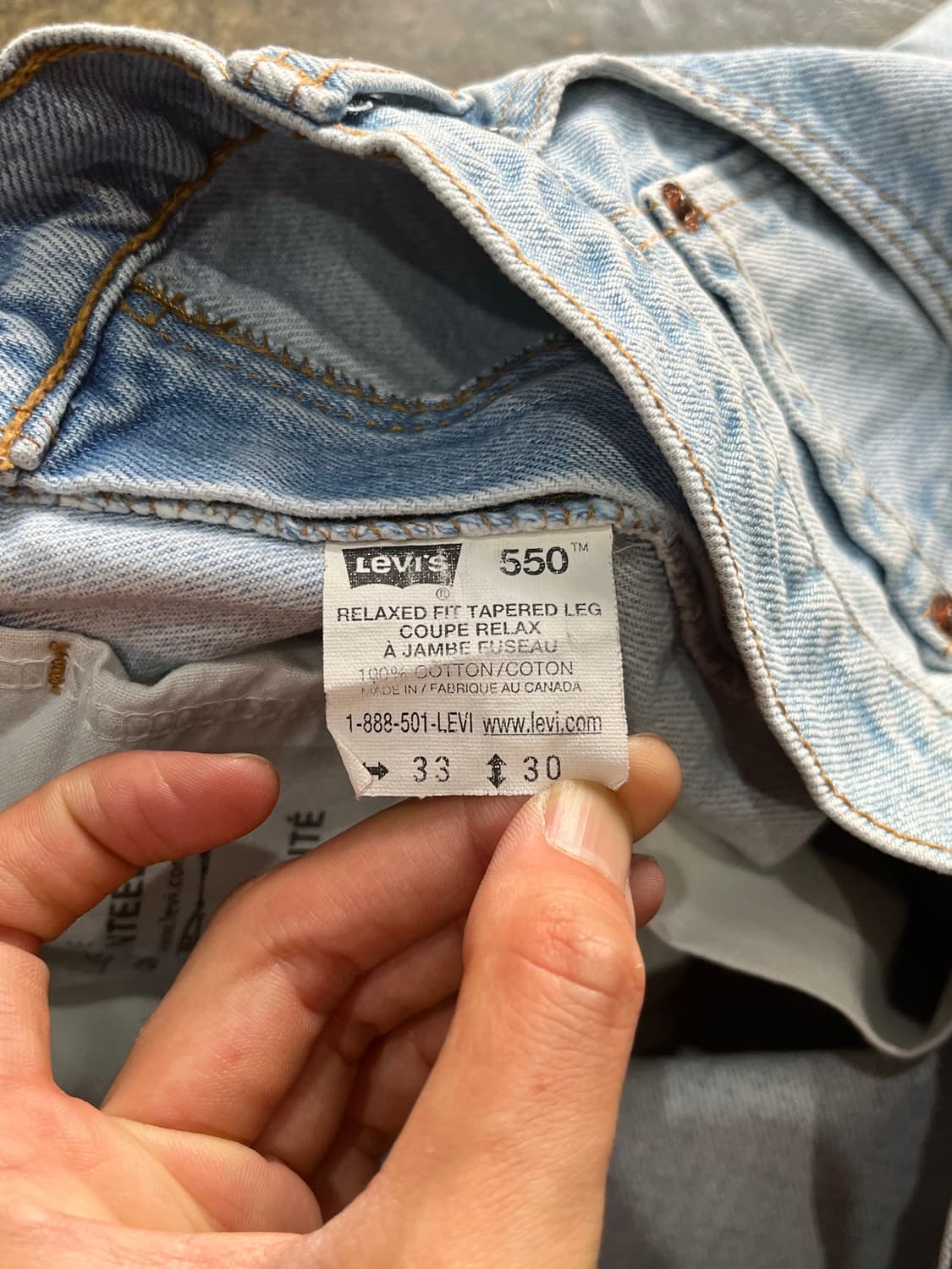 Levi's 550 Denim Shorts 상품이미지6