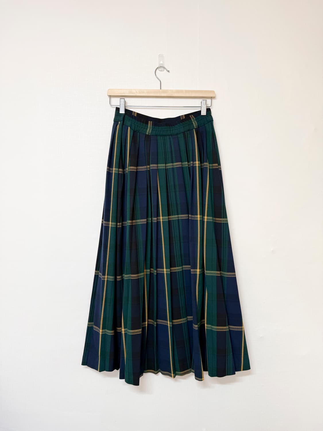 coen 체크 플리츠 스커트 상품이미지3