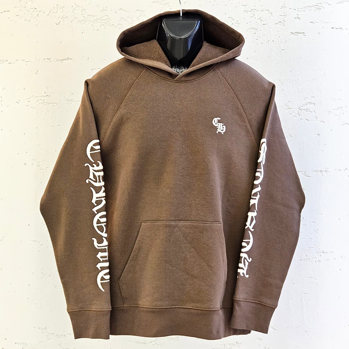 [L] 크롬하츠 자수 후드티 브라운 C0101C011 상품이미지1