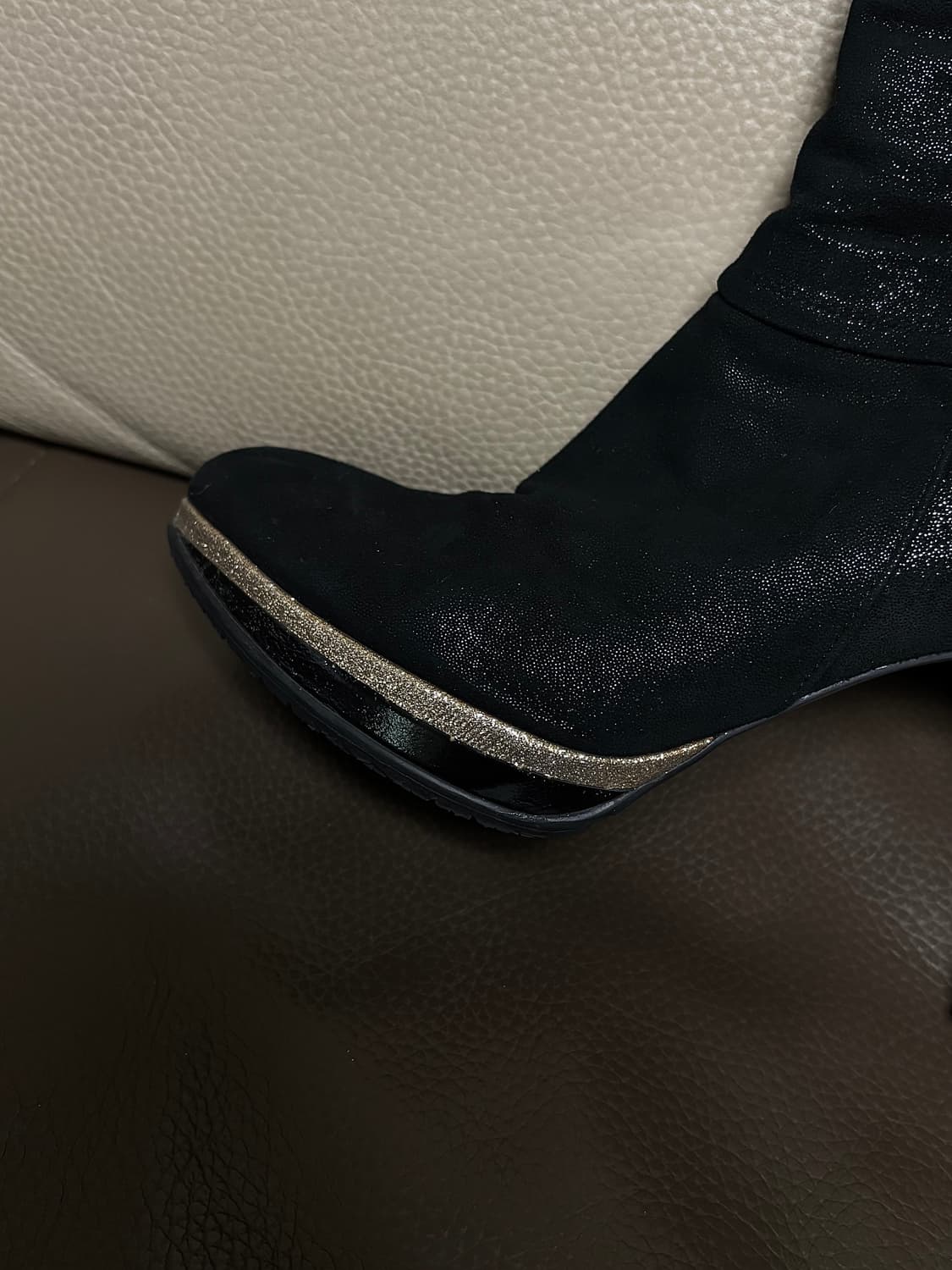 탠디 펄가죽 롱부츠 상품이미지2